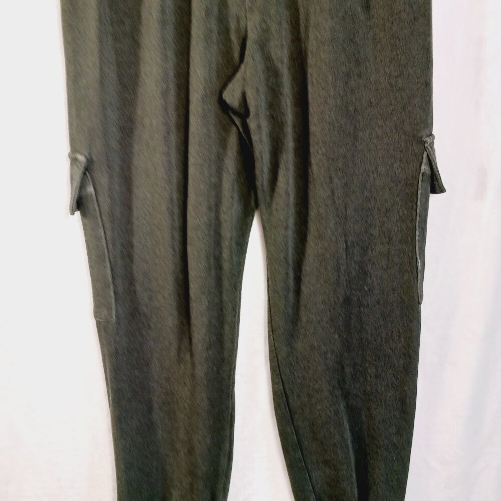 SUNDRY for EVEREVE, Cargo Joggers, Sweatpants, Size Small, Evergreen, High Rise - Picture 9 of 15
